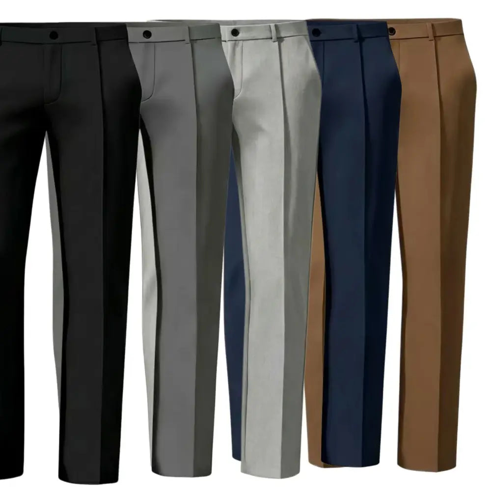 R&z - Fashionable Business Casual Straight-Tee Commuting Pants - Men’s Pants