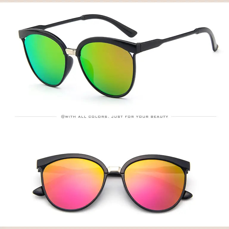 R&z - Fashionable Colorful Oversized Sunglasses - 8style