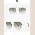 R&z - Fashionable Dual-Bridge Sunglasses for Women - C4