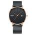 R&z - Fashionable Quartz Watches for Couples - All black with gold nails / One size - Executive Watches
