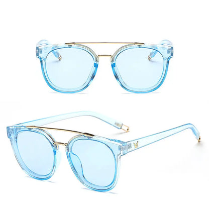 R&amp;Z - Fashionable Women’s Oversized Sunglasses 2020 Trend - Blue