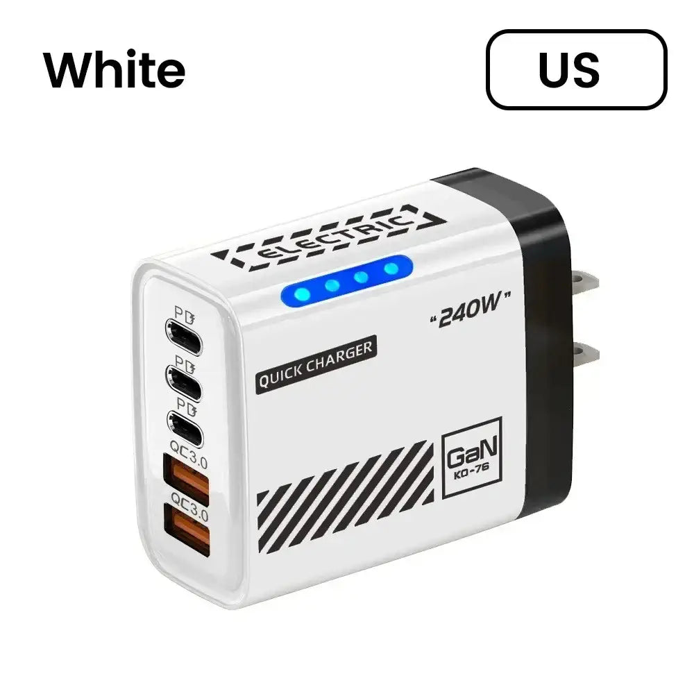 R&z - Fast Charging Charger For MacBook iPhone 17 16 15 Pro Samsung Xiaomi EU US Plug