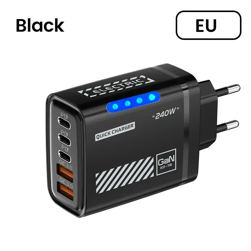 R&z - Fast Charging Charger For MacBook iPhone 17 16 15 Pro Samsung Xiaomi EU US Plug