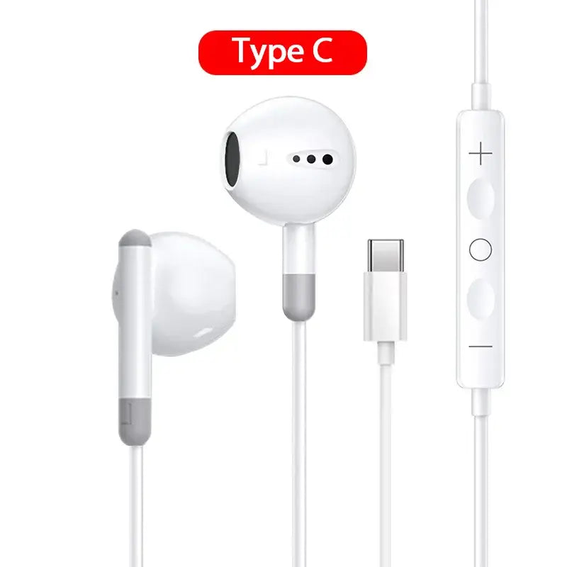 R&z - For Apple iPhone 14 Lighting Earphones 13 12 11 Pro Max XR XS X SE 7 8 6 Plus Bluetooth In Ear Wired Earbuds