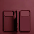 R&z - For iPhone 17 Pro Max Case Upgrade Phone Case For iPhone 11 12 13 14 15 16 Pro Max Plus - wine red / iPhone 14