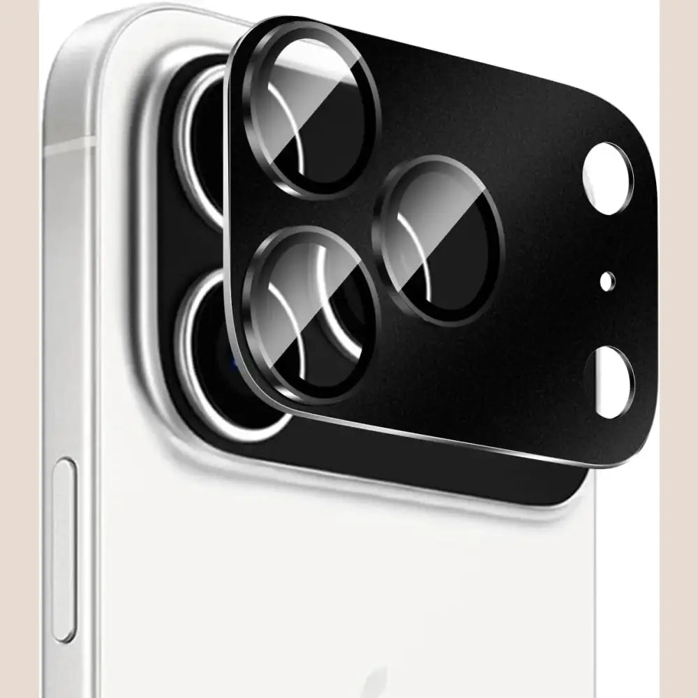 R&z - For Phone 17 Pro Max 17 Pro Camera Lens Protector Strong - For iPhone 17 Pro / black - R&z -Electronics