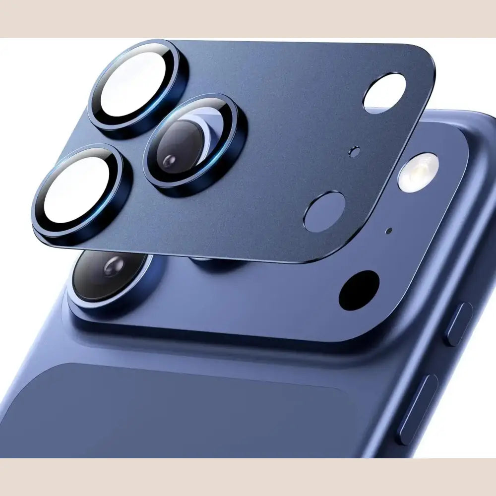 R&z - For Phone 17 Pro Max 17 Pro Camera Lens Protector Strong - For iPhone 17 Pro / Blue - R&z -Electronics Accessories