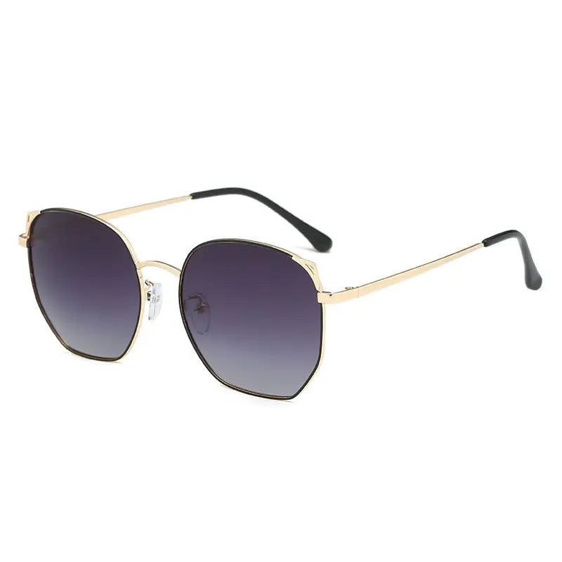 R&Z - Frame Polarized Sunglasses - Gold Black