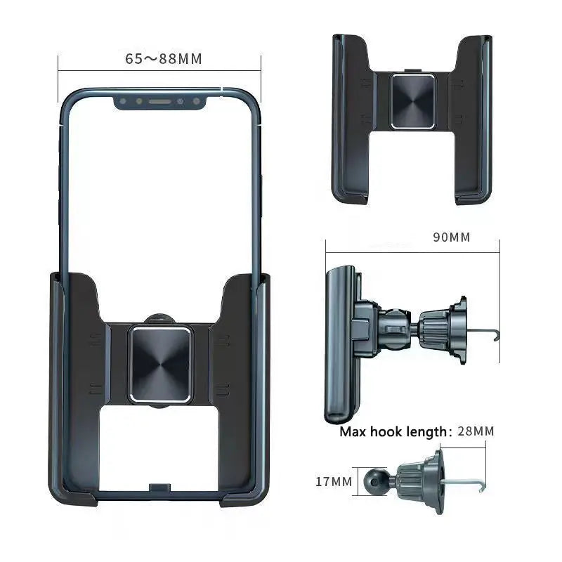 R&Z - Gravity car phone holder Black