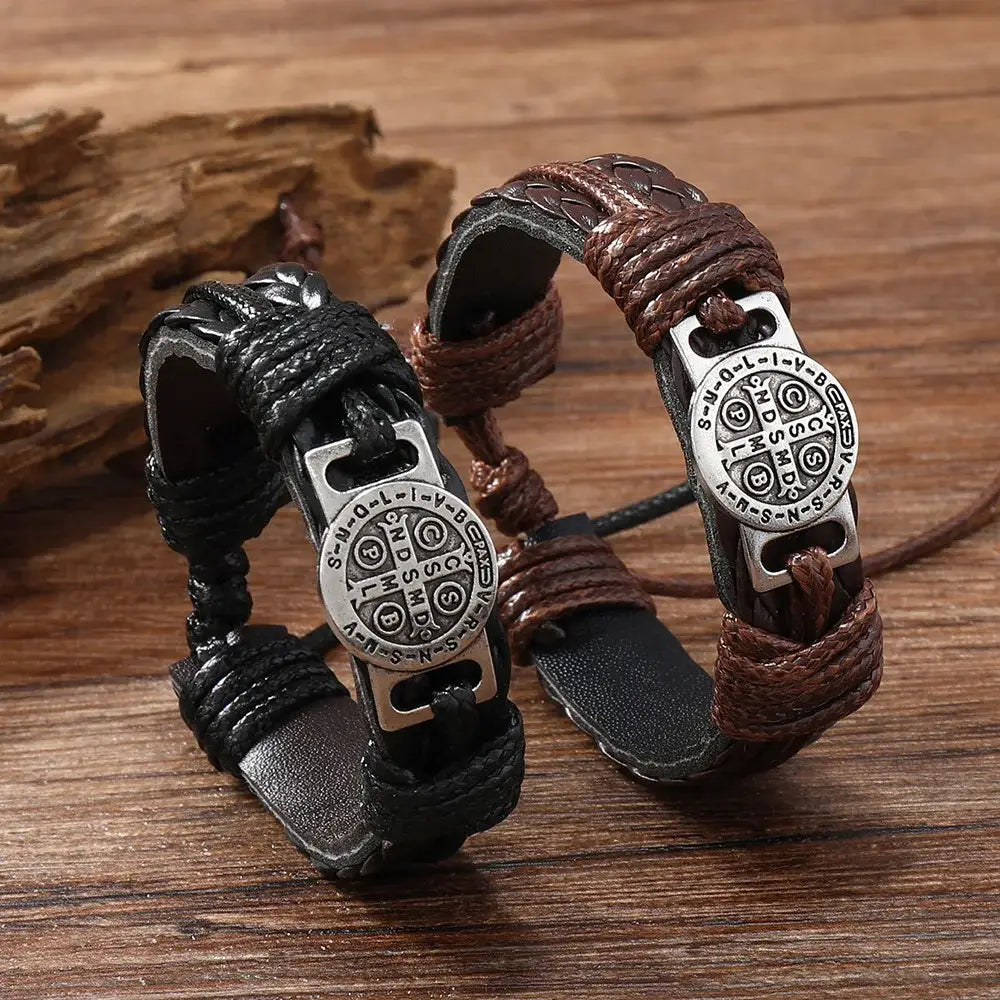 R&Z - Handmade Braided Leather Bracelets For Men & Women