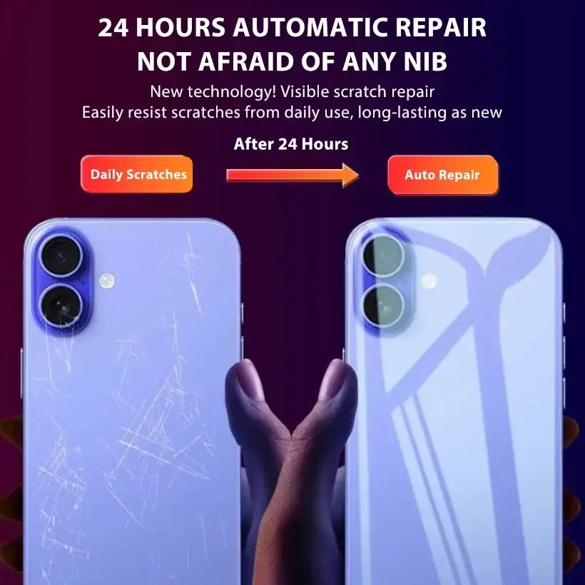 R&z - Hydrogel Film For iPhone 16 15 Pro Max 13 14 12 11 XS XR 7 8 Plus Soft Clear Screen Protector - Electronics