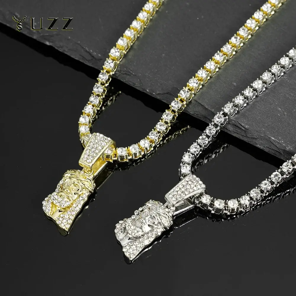 R&Z - Jesus Pendant & Tennis Vhain