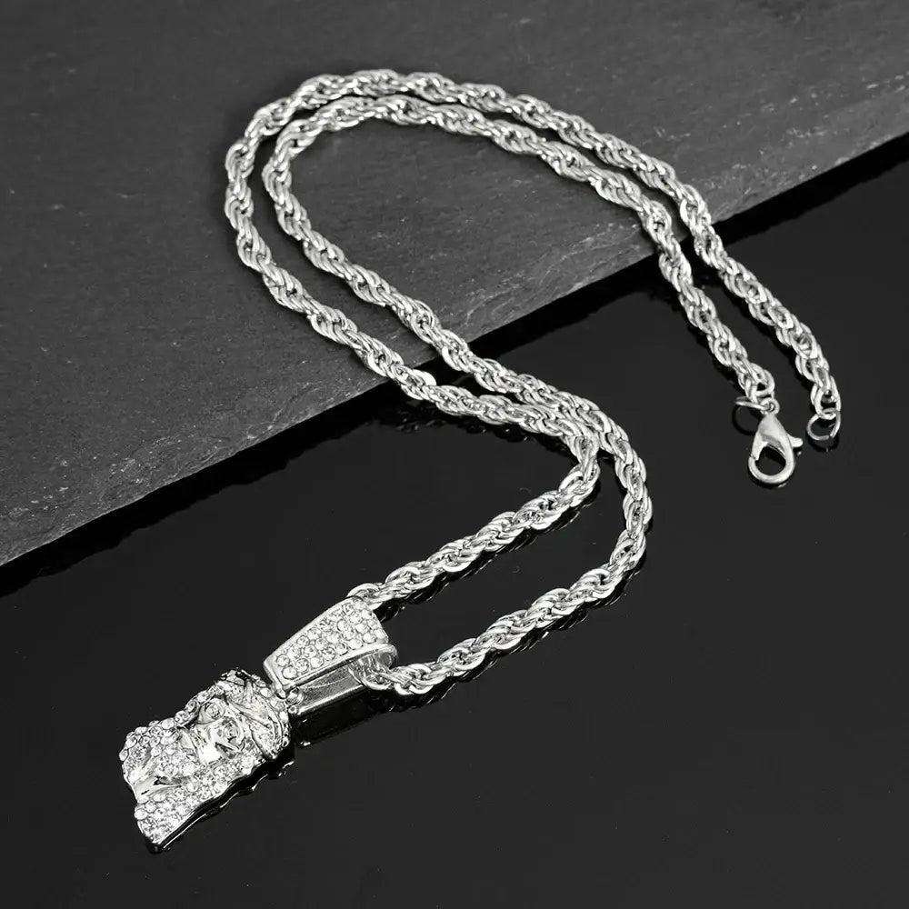 R&Z - Jesus Pendant & Tennis Vhain