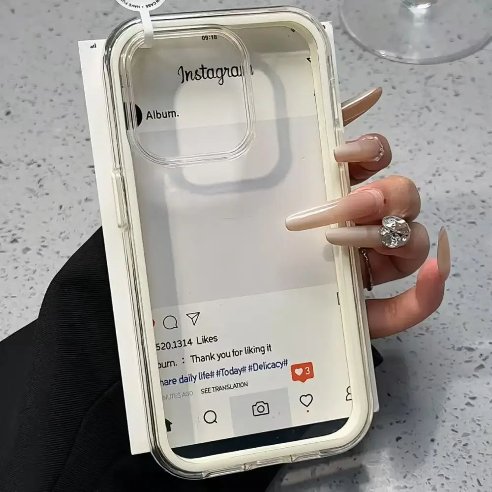 R&z - Luxury Candy Color Frame Clear Back Phone Case For iPhone 17 16 15 14 13 12 Pro Max 11 16PLUS 17 Acrylic
