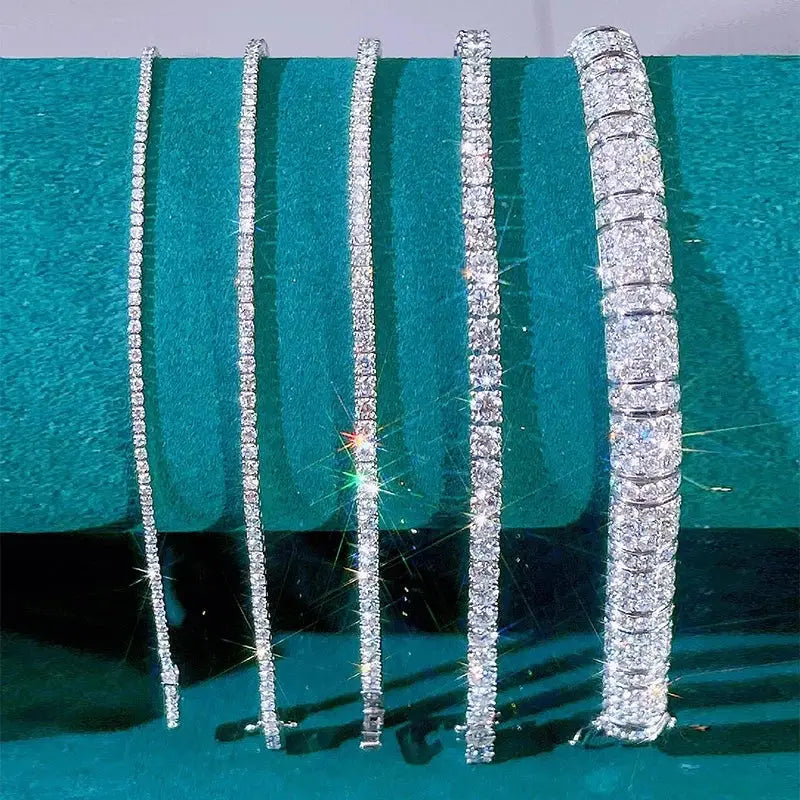 R&Z - Luxury Moissanite Silver Tinnes Braclete