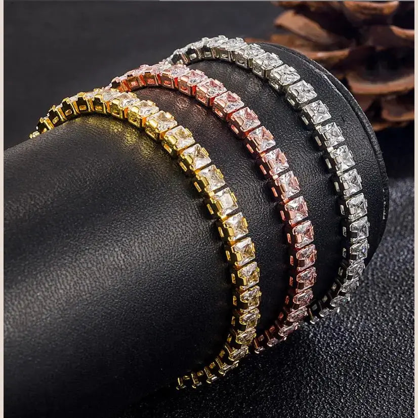 R&Z - Luxury Moissanite Silver Tinnes Braclete