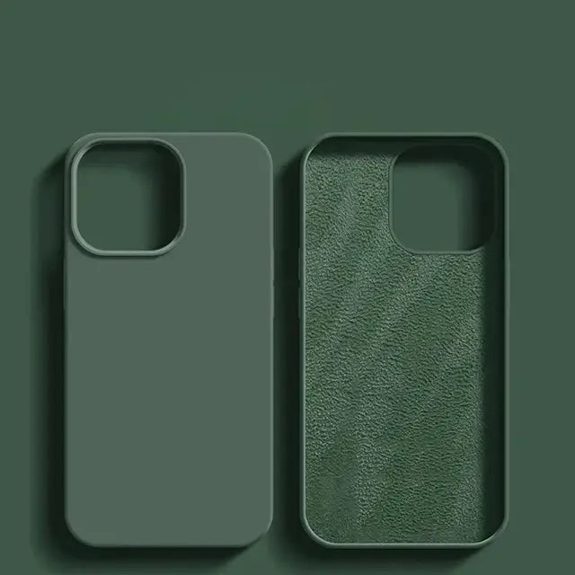 R&z - Luxury Shockproof Case For Apple iPhone 11 12 13 14 15 16 17 Pro Max - Dark Green / For iPhone 15 Pro - R&z