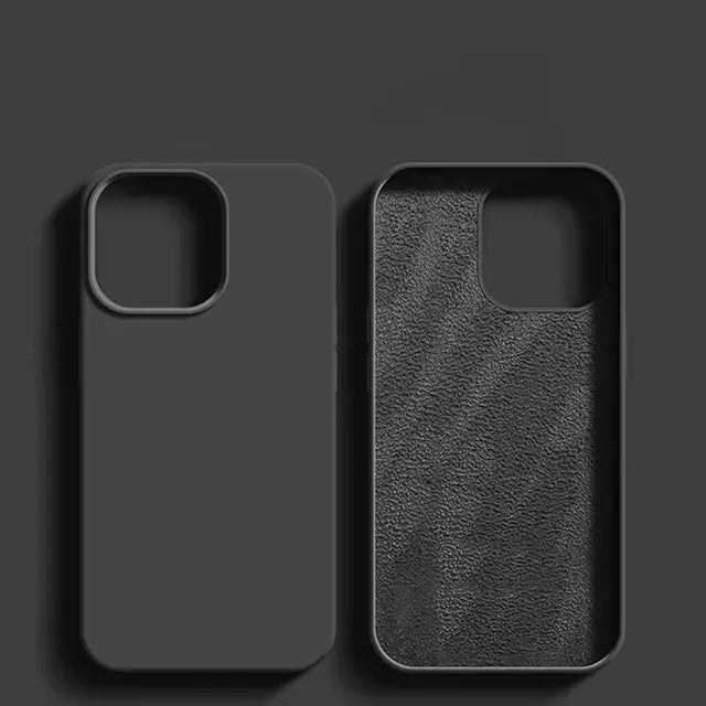 R&z - Luxury Shockproof Case For Apple iPhone 11 12 13 14 15 16 17 Pro Max - Black / For iPhone 16 Pro - R&z