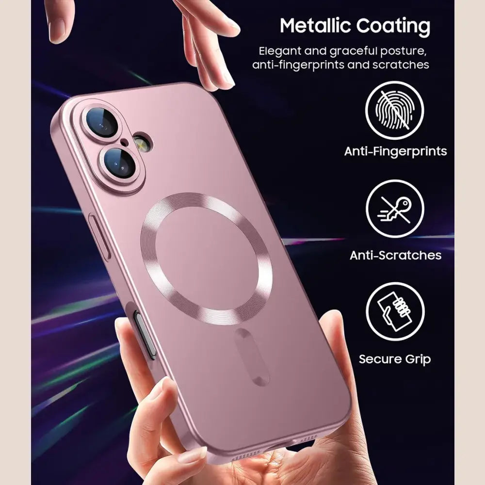 R&z - Magsafe Magnetic Wireless Charge Phone Cases For iPhone 17 Air 16 15 14 13 12 11 Pro Max Case Camera Back Cover