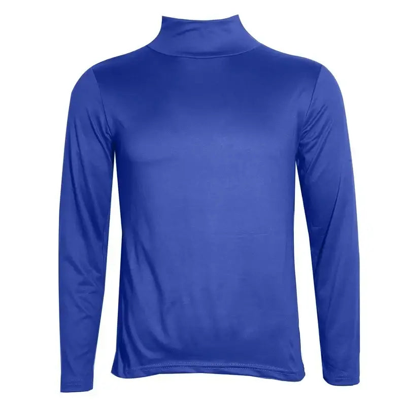 R&z - Men Winter Clothes Thermal Shirt Autumn Men’s Winter Tights High Neck Thin Slim Fit Long Sleeve T-shirt - Casual