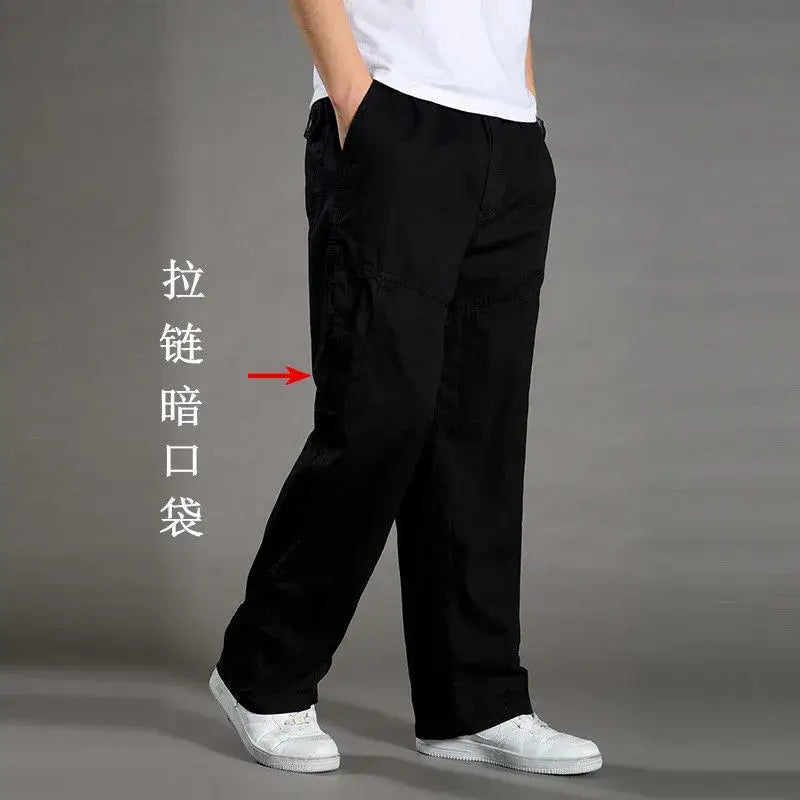 R&z - Men’s Cargo Pants Summer Spring Cotton