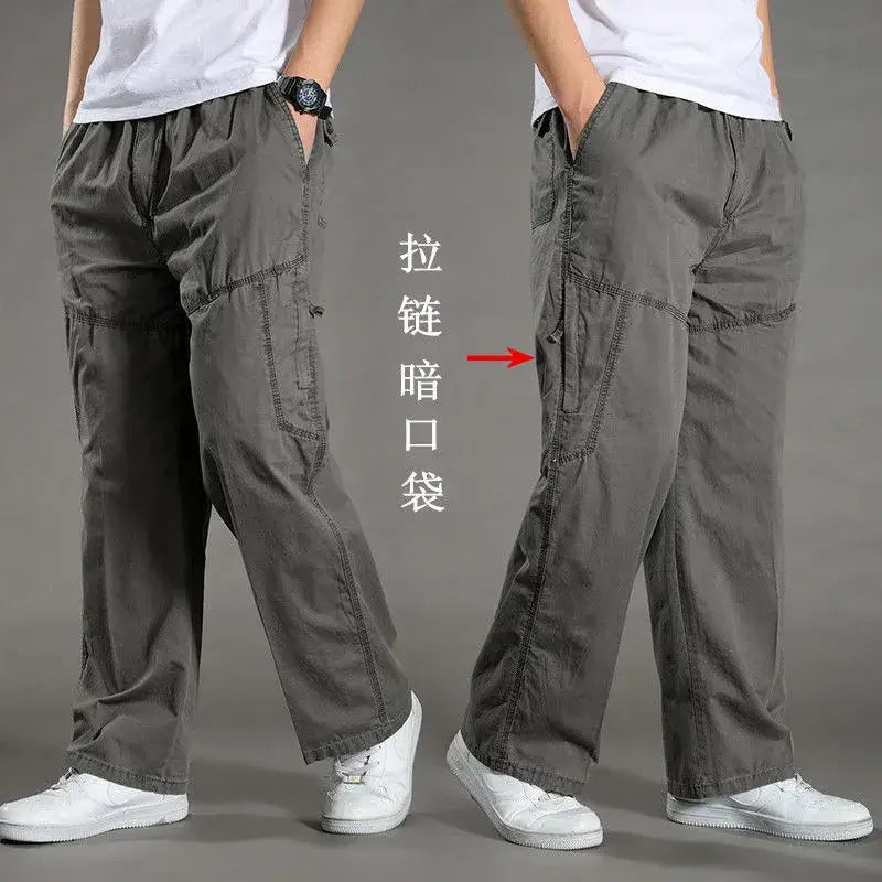 R&z - Men’s Cargo Pants Summer Spring Cotton