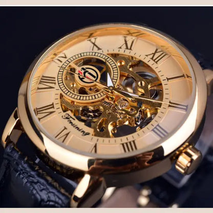 R&amp;Z - Men’s Hollow Design Mechanical Watch - Executive Watches