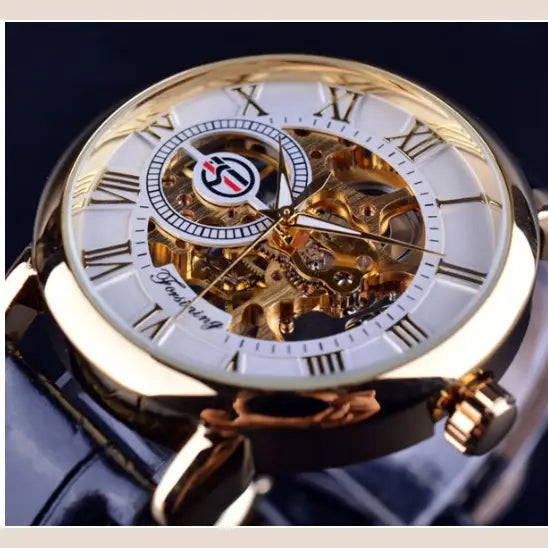 R&Z - Men’s Hollow Design Mechanical Watch - Executive Watches