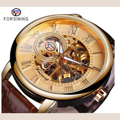 R&amp;Z - Men’s Hollow Design Mechanical Watch - Executive Watches