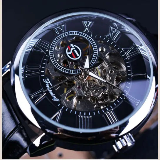 R&Z - Men’s Hollow Design Mechanical Watch - Executive Watches