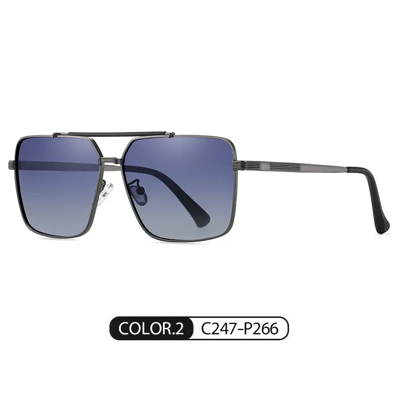 R&z - Men’s Polarized Driving Sunglasses (R&z brand - Dumb shot on the blue under the gray C247-P266 / 61-13-145