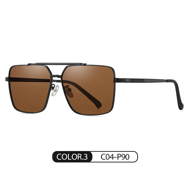 R&z - Men’s Polarized Driving Sunglasses (R&z brand - Mute black tea C04-P90 / 61-13-145