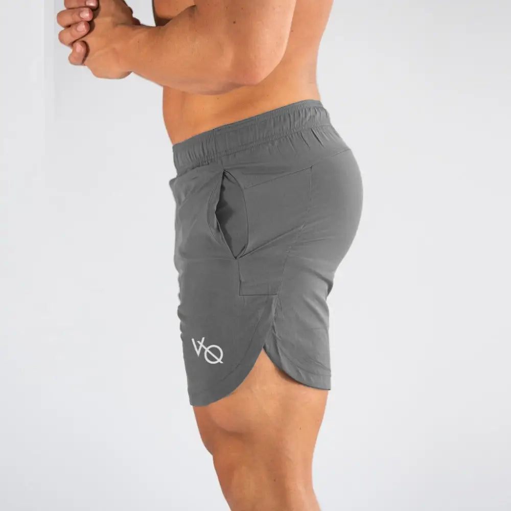 R&Z - Men’s Running Shorts - Grey / M