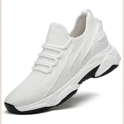 R&Z - Men’s Shoes Cross-border Running Air Cushion Shoes Soft Bottom Casual Sneakers - White / 39
