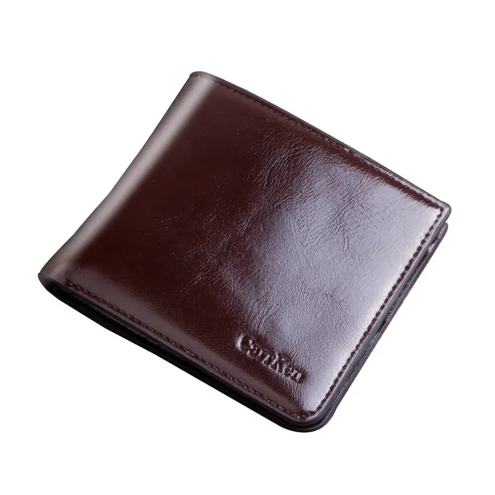 R&z - Men’s Short Zipper Wallet - Black