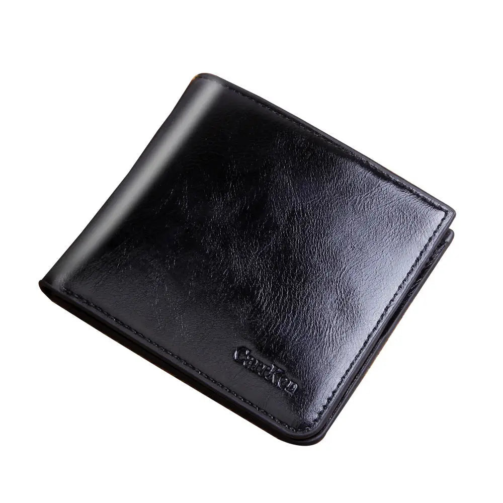 R&z - Men’s Short Zipper Wallet - Blue