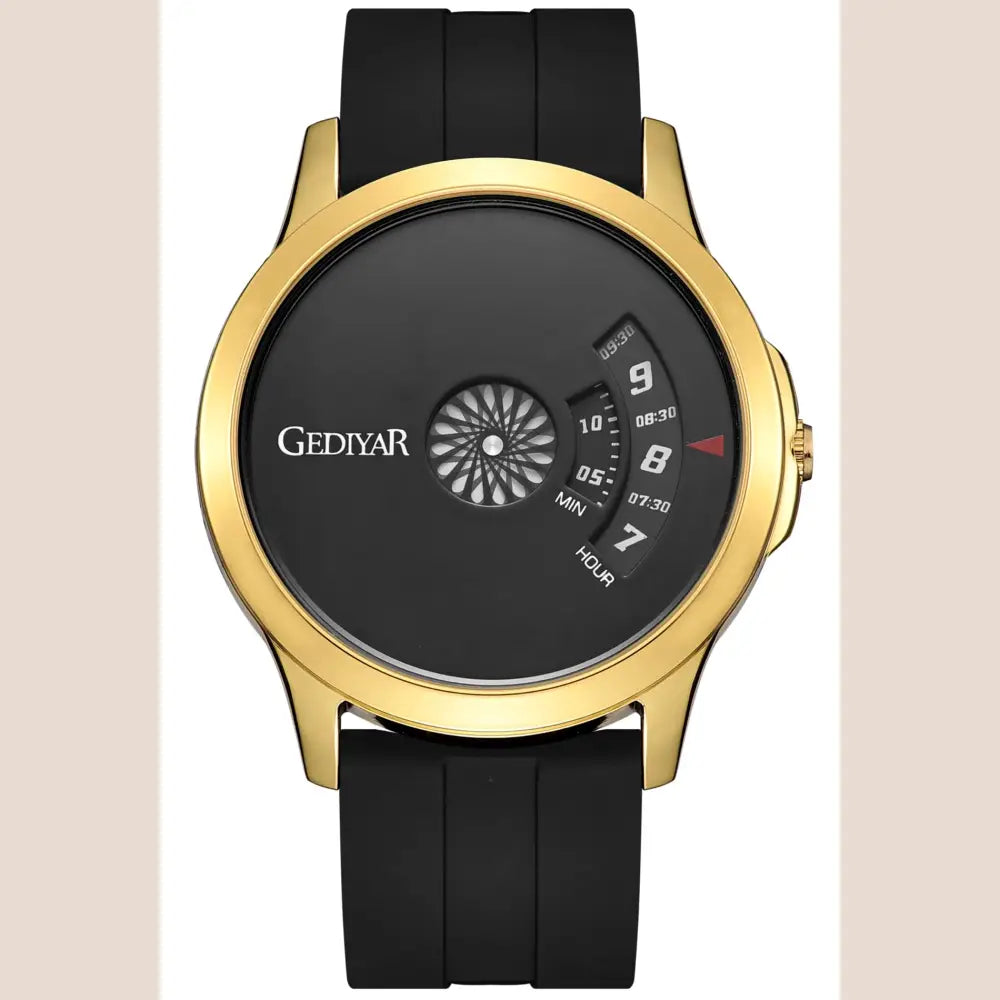 R&z - Mens Watches Waterproof Cool Unique Watch - G727 gold - Executive Watches
