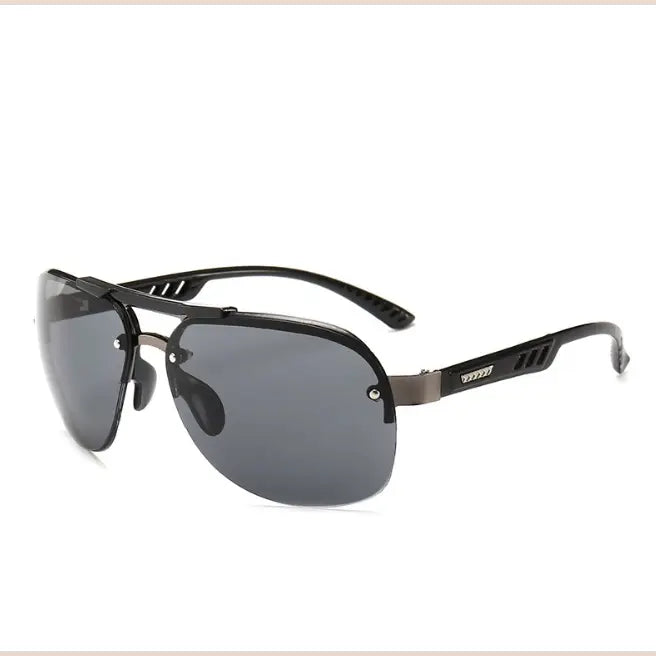 R&Z - Metal Sunglasses for Cycling and Fishing - Gray