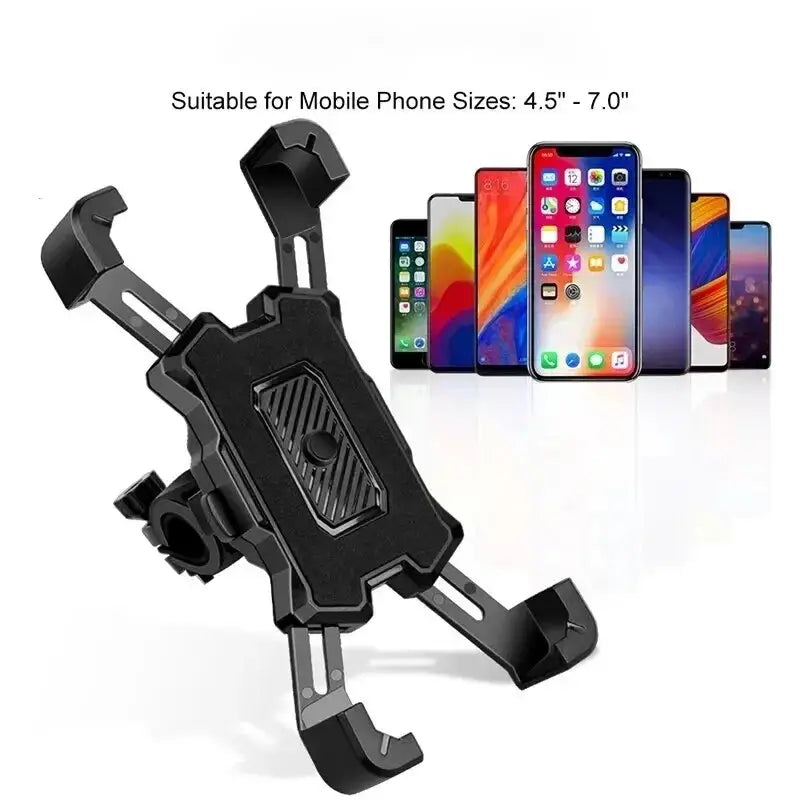 R&z - Motorcycle MTB Phone Stand Bike Riding Accessory - black