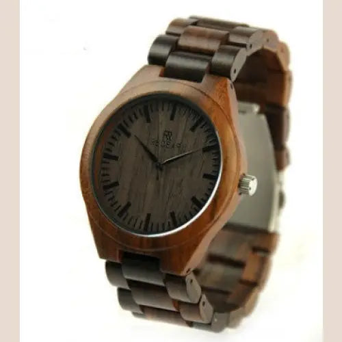 R&z - Natural Ebony Wood Couple Watches - man - &z Watches