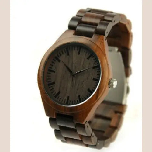 R&z - Natural Ebony Wood Couple Watches - woman - &z Watches
