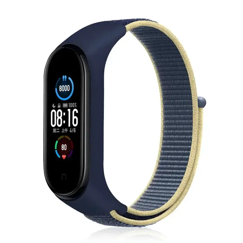 R&Z Nylon Loop Strap For Mi Band - Alaskan Blue 15 / For Mi band 4 3
