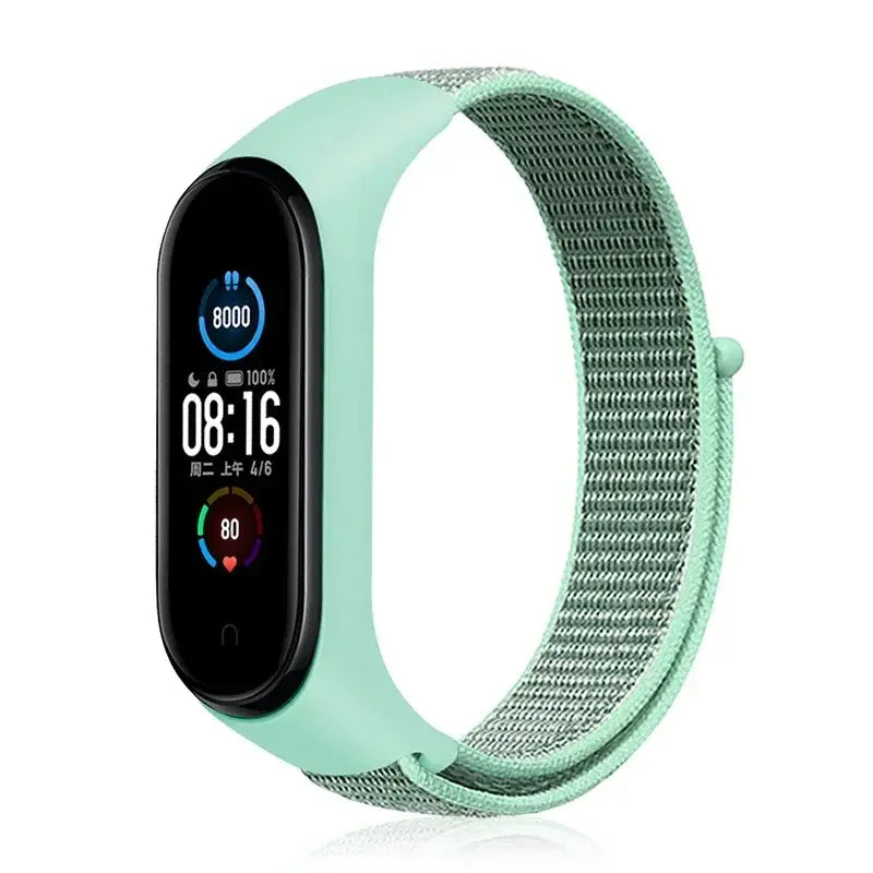 R&Z Nylon Loop Strap For Mi Band - Blue sea 07 / For Mi band 4 3
