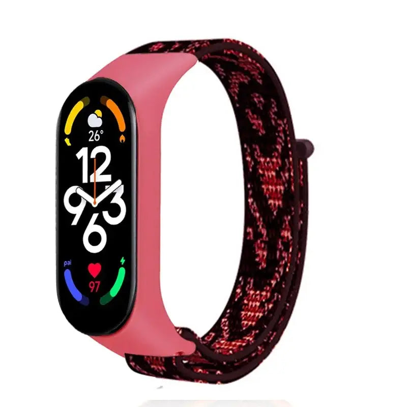 R&Z Nylon Loop Strap For Mi Band - bohemia / For Mi band 7 6 5