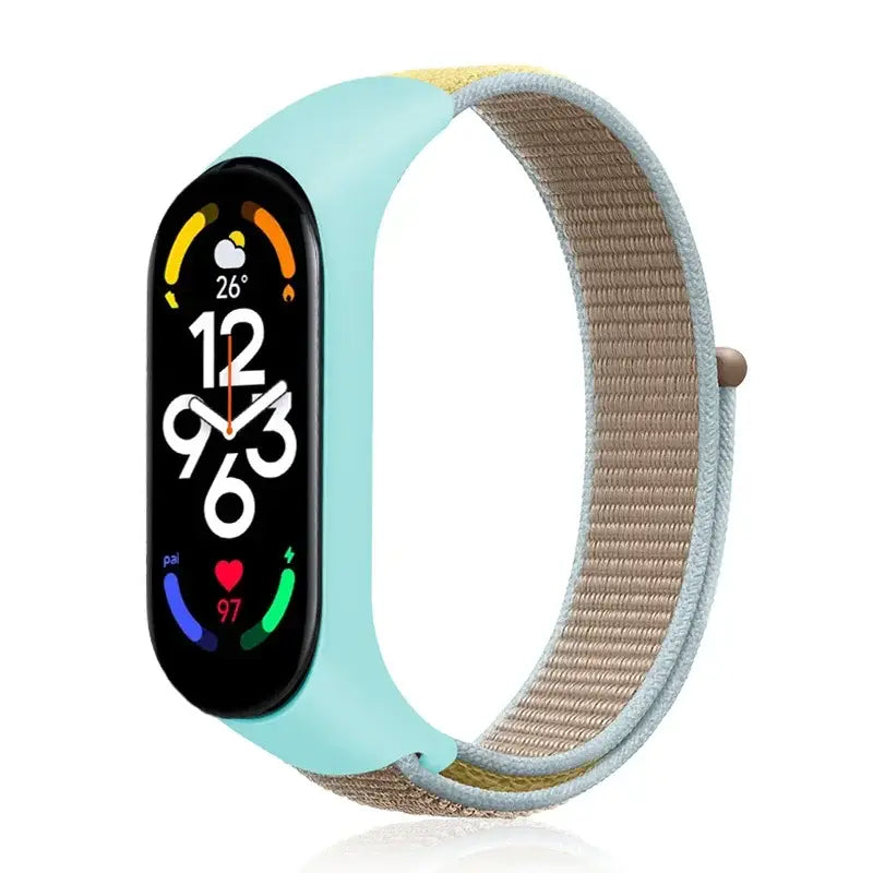 R&Z Nylon Loop Strap For Mi Band - Camel 22 / For Mi band 7 6 5