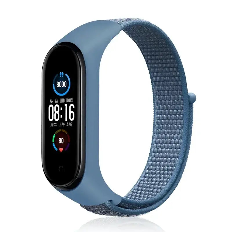 R&Z Nylon Loop Strap For Mi Band - Cape Blue 11 / For Mi band 4 3