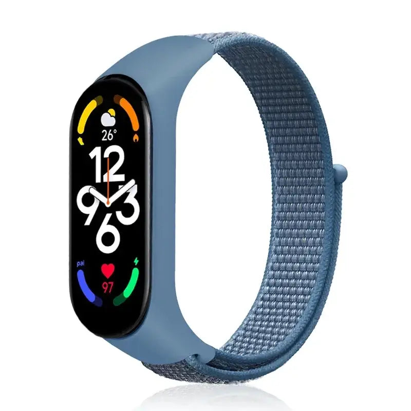 R&Z Nylon Loop Strap For Mi Band - Cape Blue 11 / For Mi band 7 6 5