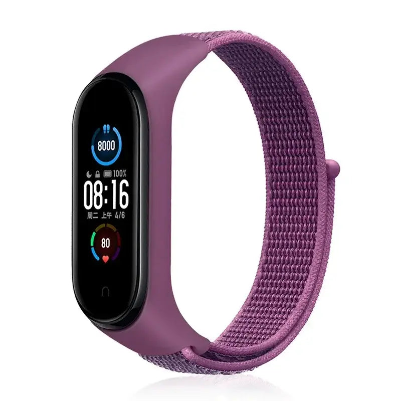 R&Z Nylon Loop Strap For Mi Band - Dragon Fruit 19 / For Mi band 4 3