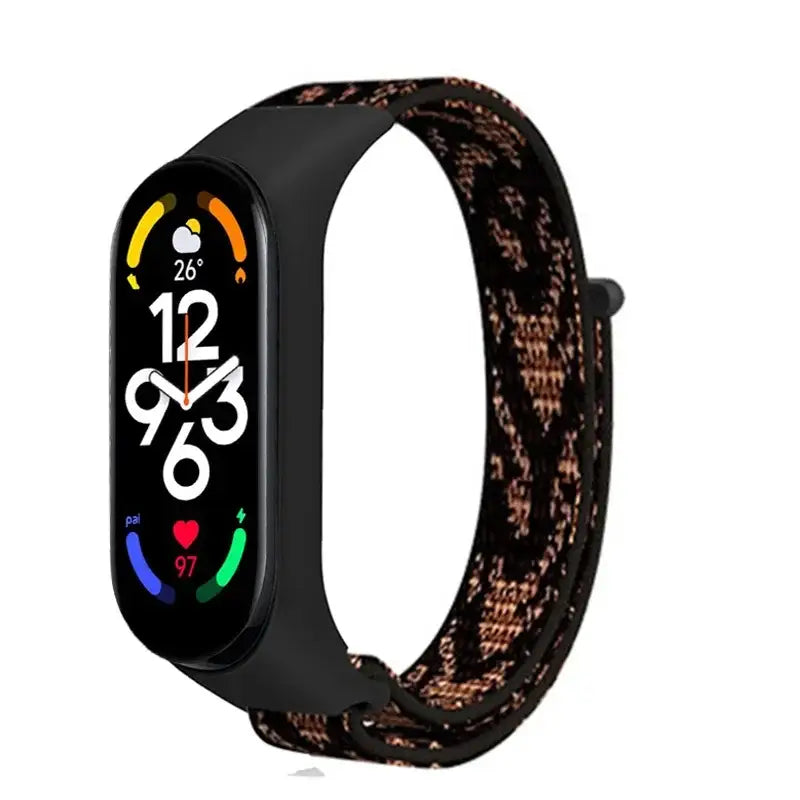 R&Z Nylon Loop Strap For Mi Band - Leopard / For Mi band 4 3