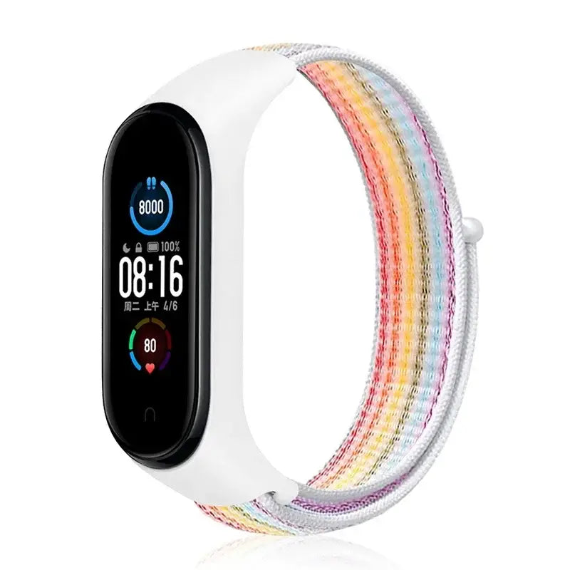 R&Z Nylon Loop Strap For Mi Band - Rainbow 16 / For Mi band 4 3
